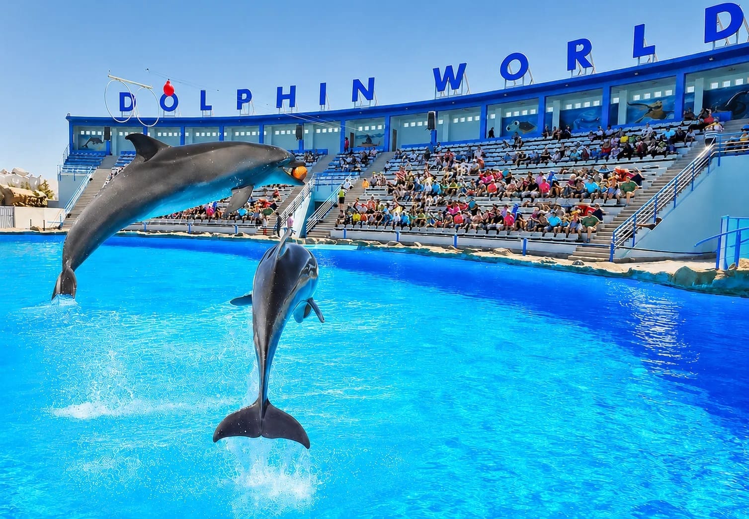  DOLPHIN SHOW Hurghada Dolphin Show  €30 per person – including transfers