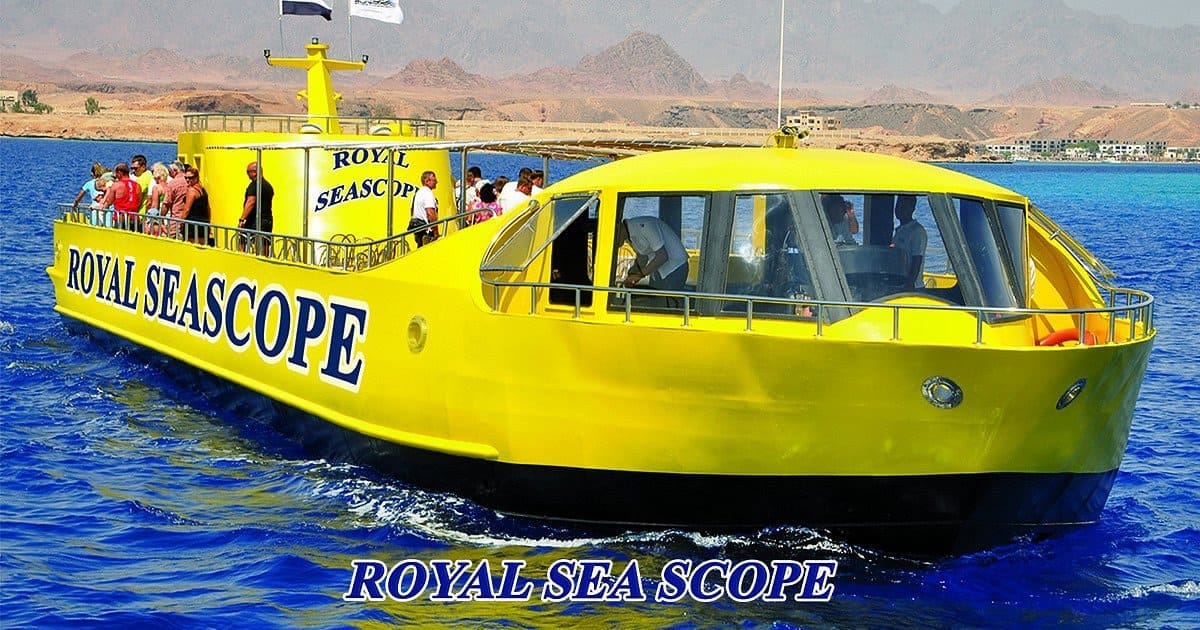 SEA SCOPE SUBMARINE Sea Scope Submarine Hurghada  €30 per person – including transfers